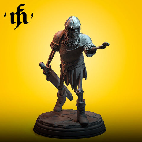 Warrior Skeleton | Midasa Forge | DnD | Fantasy | Miniature