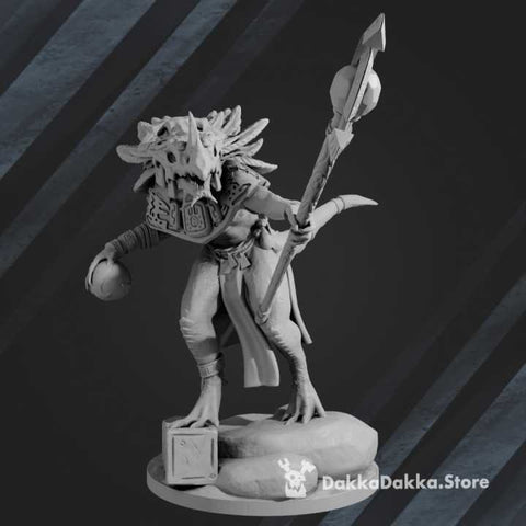 Sunpriest Lizardman | DakkaDakka | Grim Dark | Fantasy | One Page Rules