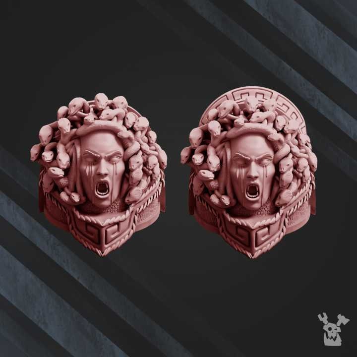 Stone Tears Shoulder Pads