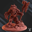Bull'War Boss: 28mm Resin Miniature