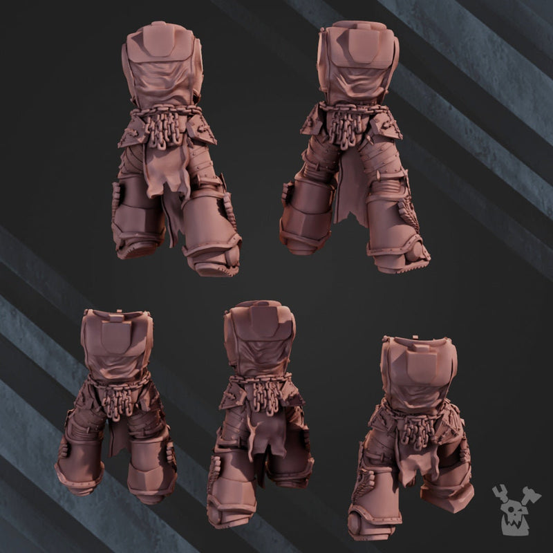 Lions Body Set x5 | Grim Dark Fantasy Bits