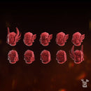 Celestial Blades Heads Set x10 | Grim Dark Fantasy Bits
