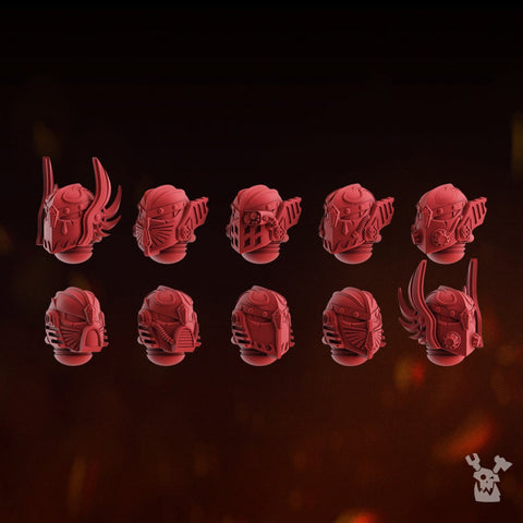 Celestial Blades Heads Set x10 | DakkaDakka | Grim Dark | Fantasy | One Page Rules
