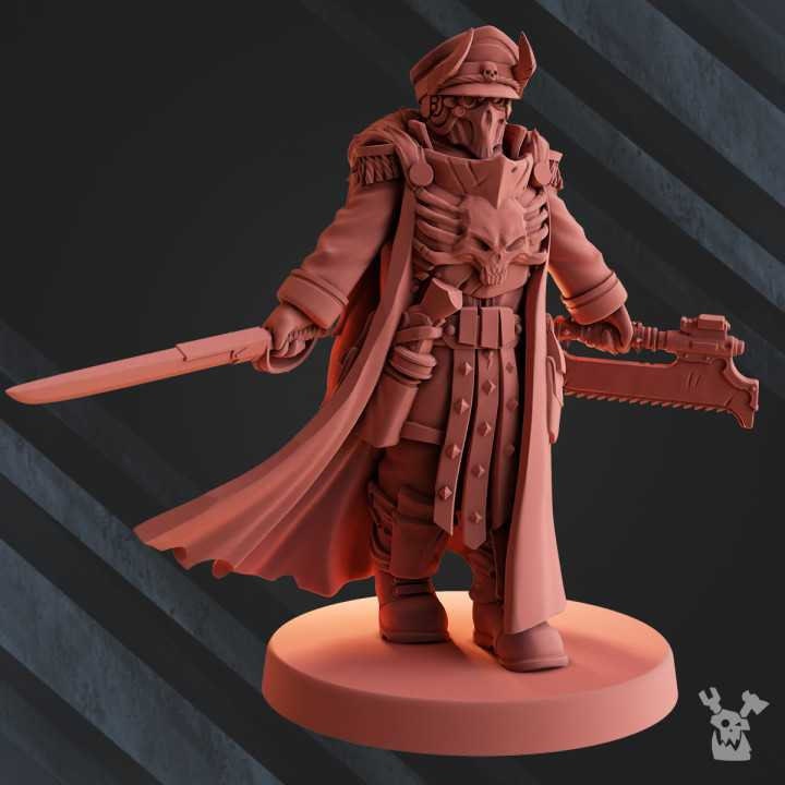 Vultures Horde Commissar | DakkaDakka | Grim Dark | Fantasy | One Page Rules