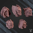 Space Crusaders "Fallen Lions" Head Bits
