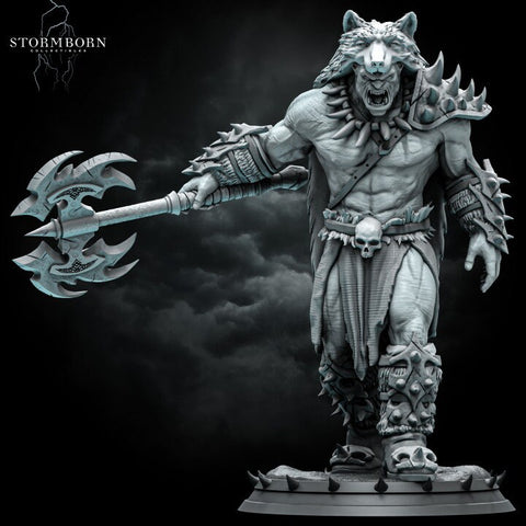 Ushnar, The Ruthless | DnD Miniature | Pathfinder Miniature | Stormborn Collectibles
