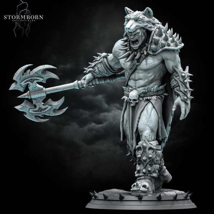 Ushnar, The Ruthless | DnD Miniature | Pathfinder Miniature | Stormborn Collectibles