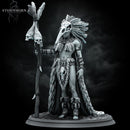Lagath The Seer Miniature: 8k Resin DnD Pathfinder Mini