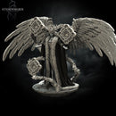 Juno, Queen of Angels Miniature: 8k Resin DnD Pathfinder Figure (Unpainted & Unassembled)