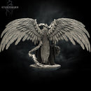 Juno, Queen of Angels Miniature: 8k Resin DnD Pathfinder Figure (Unpainted & Unassembled)