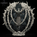 Oros, Angel of Destruction Miniature: DnD Pathfinder Resin Print (Unpainted)
