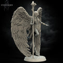 Althea, Angel of Mending: 8k DnD Miniature (Unpainted/Unassembled)