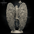 Althea, Angel of Mending: 8k DnD Miniature (Unpainted/Unassembled)