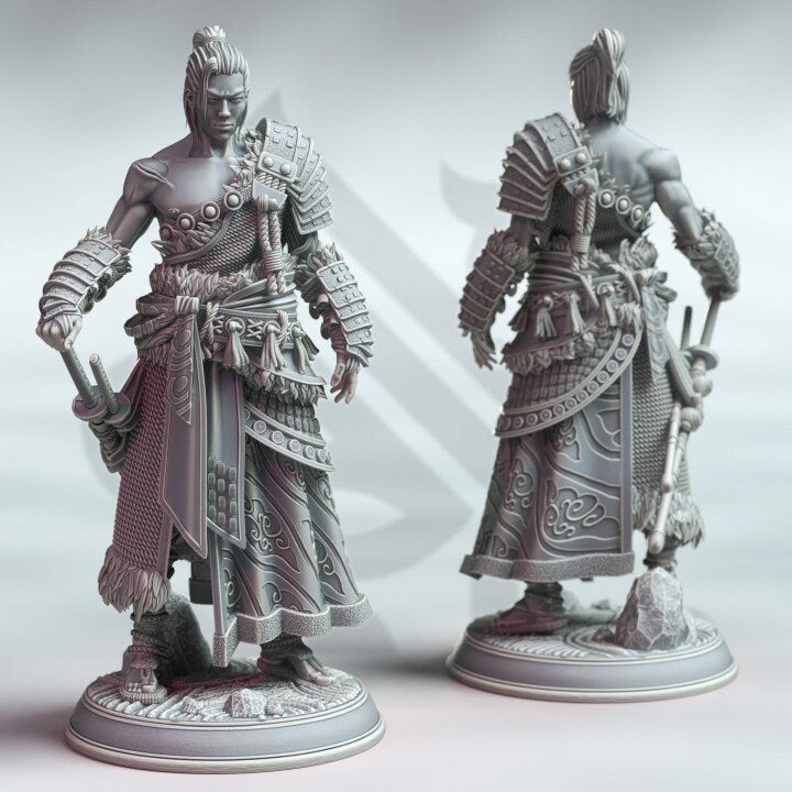 Samurai of the Cat - Izumi Akaneko | DM Stash | DnD | Fantasy | Miniature