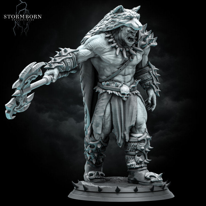 Ushnar, The Ruthless | DnD Miniature | Pathfinder Miniature | Stormborn Collectibles