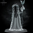 Lagath The Seer Miniature: 8k Resin DnD Pathfinder Mini