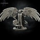 Juno, Queen of Angels Miniature: 8k Resin DnD Pathfinder Figure (Unpainted & Unassembled)
