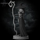 Azora the Witch Miniature: 8k Resin DnD Pathfinder Figure