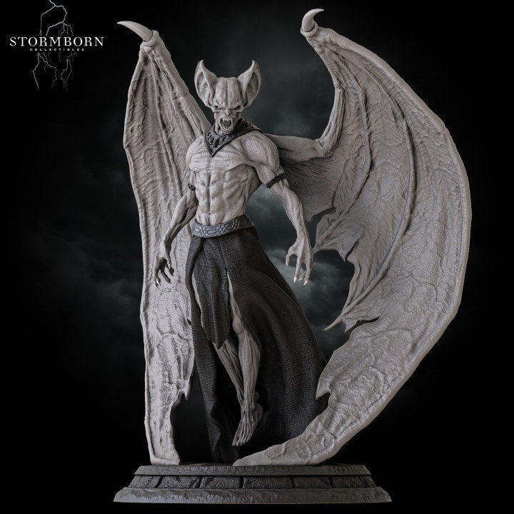 Vampire Lord Miniature: Stormborn Collectibles DnD Pathfinder Resin Print