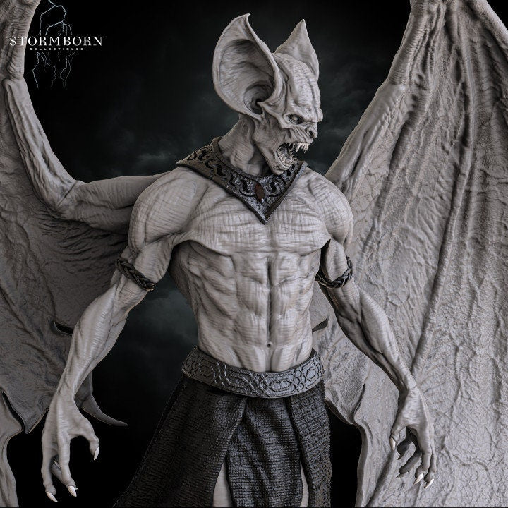 Vampire Lord Miniature: Stormborn Collectibles DnD Pathfinder Resin Print