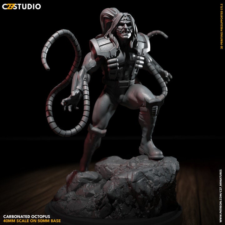 Omega Red | 40mm Scale Miniature | Crisis Protocol Proxy | C27