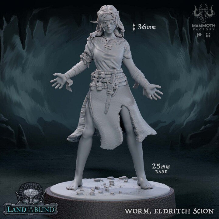 Worm, Eldritch Scion  | Mammoth Factory | DnD | Fantasy | Miniature