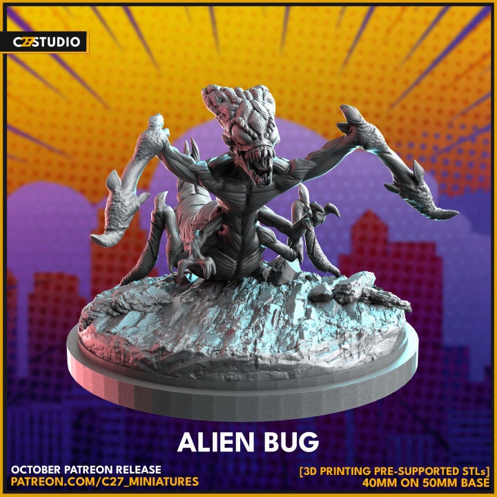 Brood 40mm Scale Miniature | Crisis Protocol Proxy | C27
