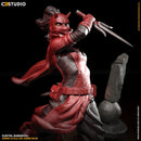 Elektra Daredevil | 40mm Scale Miniature | Crisis Protocol Proxy | C27