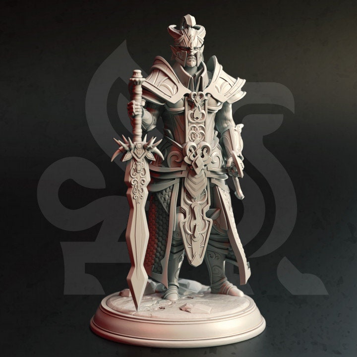 High Elven Warrior King - Valius Hanar | DM Stash | DnD | Fantasy | Miniature