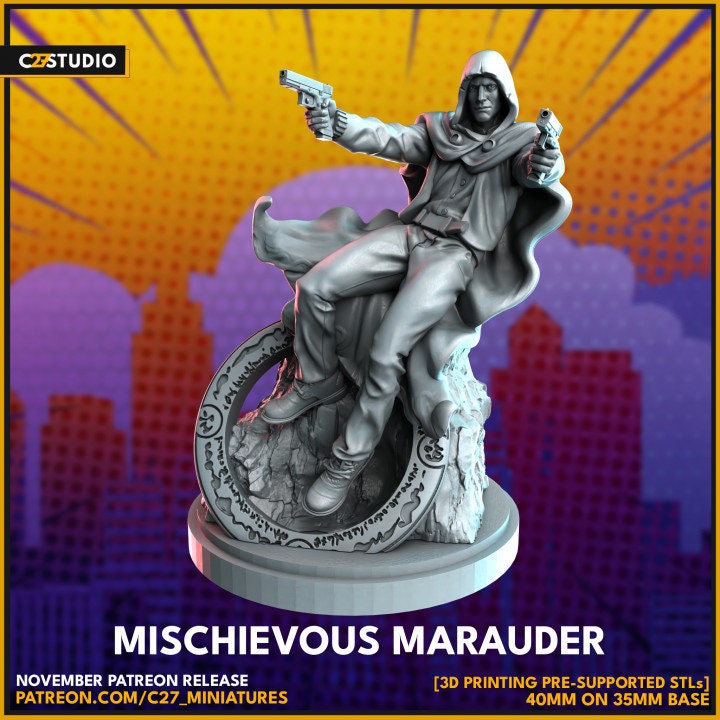 Hood 40mm Scale Miniature | Crisis Protocol Proxy | C27