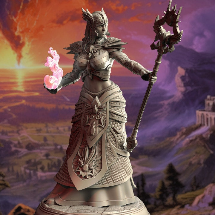 High Elven Witch Queen - Ferendir Miar | DM Stash | DnD | Fantasy | Miniature