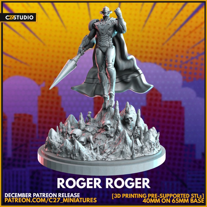 Ultron What If 40mm Scale Miniature | Crisis Protocol Proxy | C27
