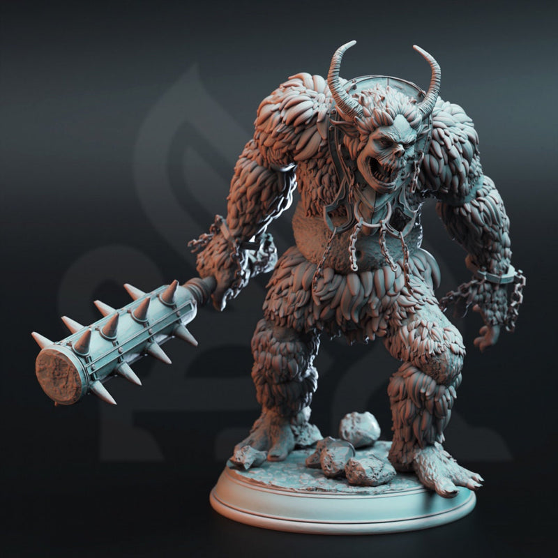 Snow Trolls - Tulva Drolls | DM Stash | DnD | Fantasy | Miniature
