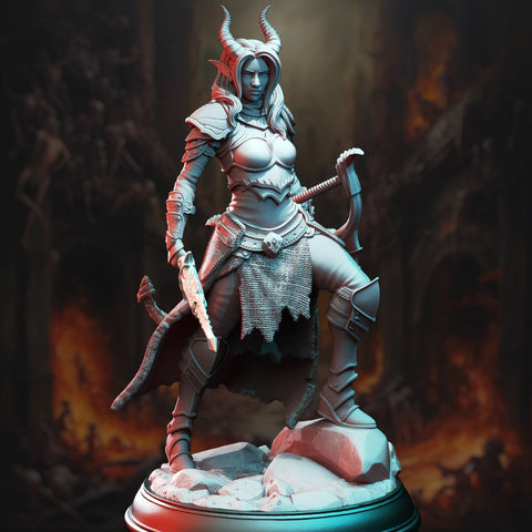 Tiefling Horizon Walker Ranger - Elkava | DM Stash | DnD | Fantasy | Miniature