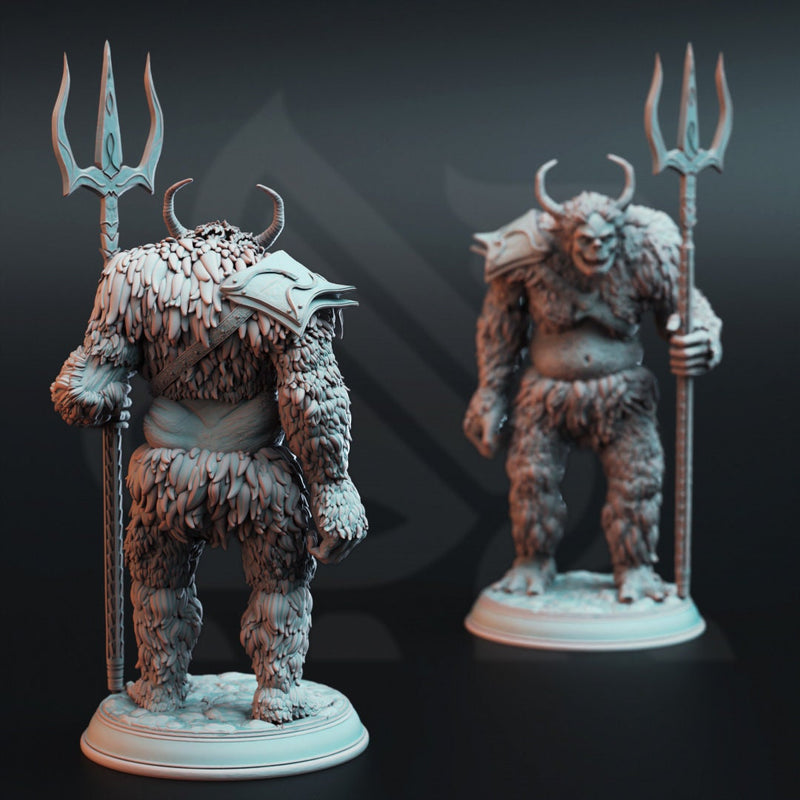 Snow Trolls - Tulva Drolls | DM Stash | DnD | Fantasy | Miniature