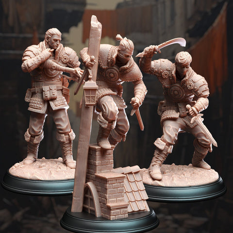 Bandit Thugs - Dusty Dirks | DM Stash | DnD | Fantasy | Miniature