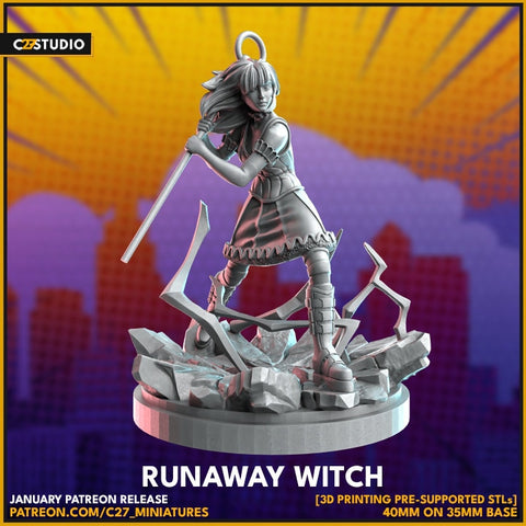 Nico Minoru 40mm Scale Miniature | Crisis Protocol Proxy | C27