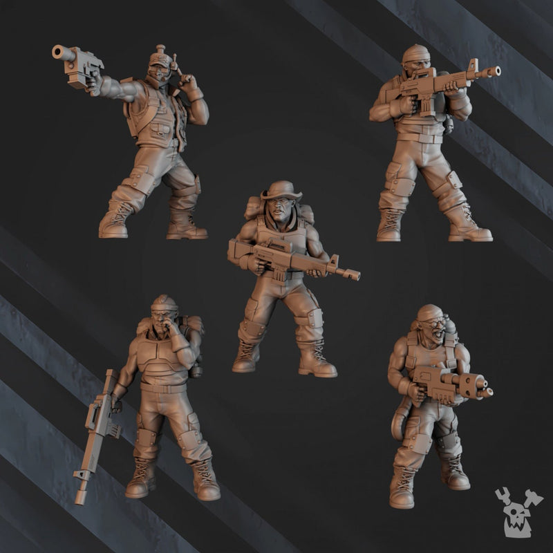 Green Hell Division Infantry Squad | DakkaDakka | Grim Dark | Fantasy | One Page Ruless