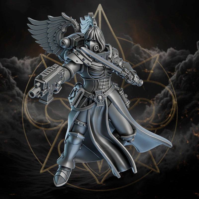 Retribution Angels Warrior | DakkaDakka | Grim Dark | Fantasy | One Page Rules