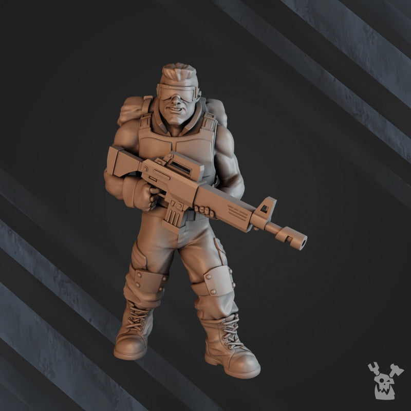 Green Hell Division Infantry Squad | DakkaDakka | Grim Dark | Fantasy | One Page Ruless