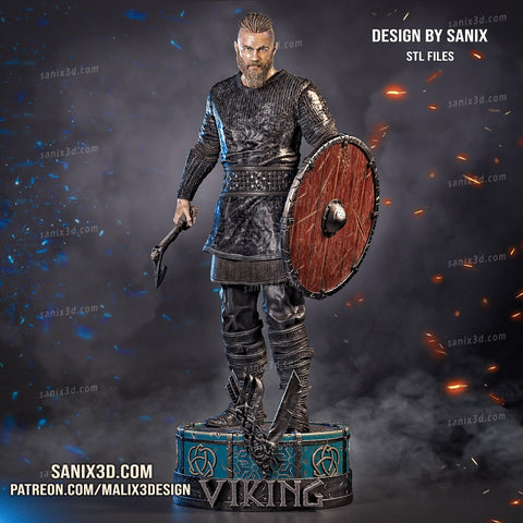 VIKING ( Ragnar Lothbrok ) Resin Statue Model Kit