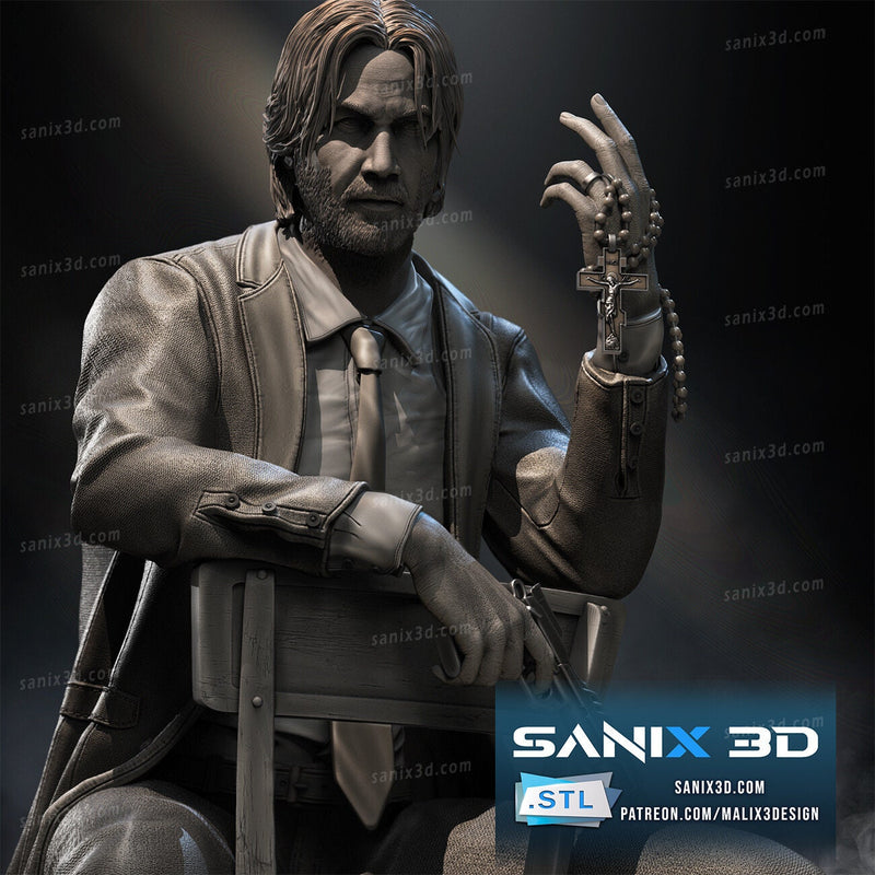 John Wick Resin Statue Model Kit