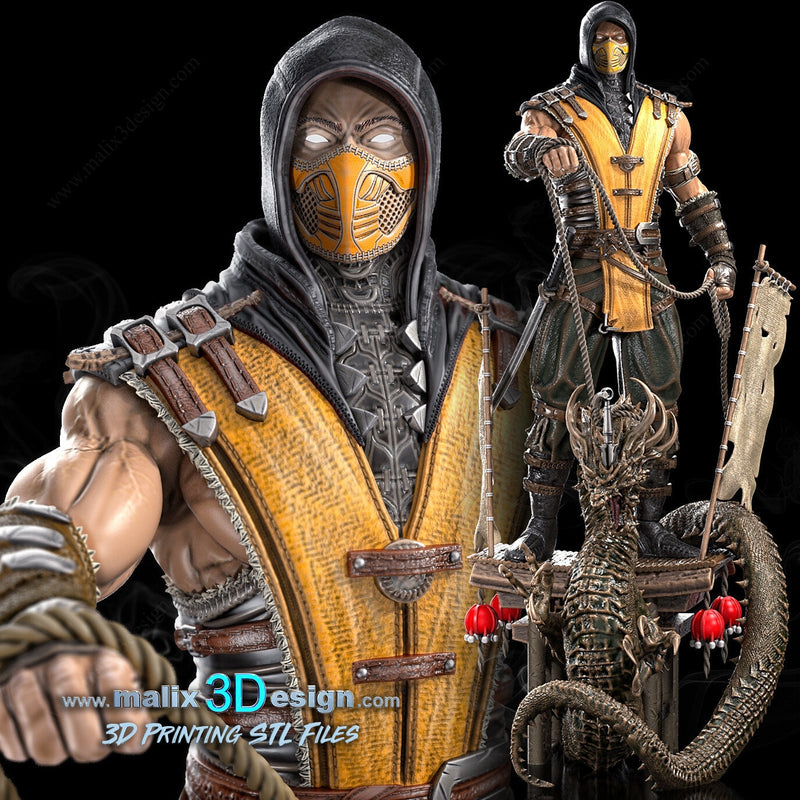 Scorpion Resin Statue Model Kit - 1/10 Scale Sculpture