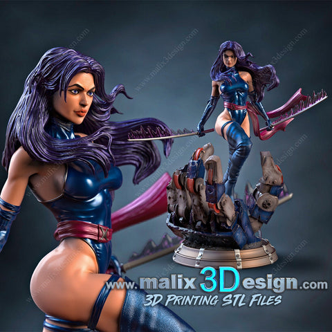 Psylocke Resin Statue Model Kit