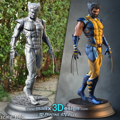 Wolverine Resin Statue Model Kit - 1/8 or 1/10  Scale Sculpture