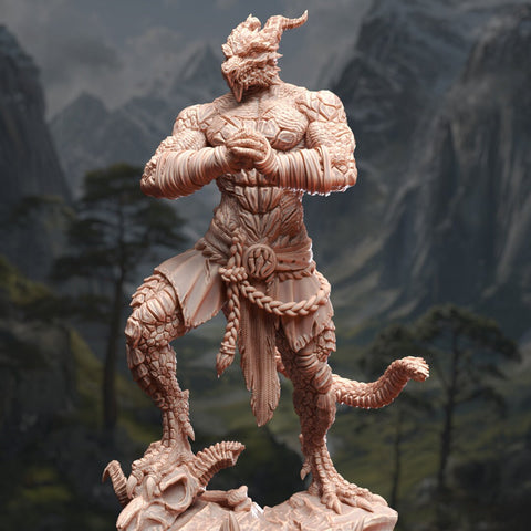 Dragonborn Pugilist - Kuthrak'Va | DM Stash | DnD | Fantasy | Miniature