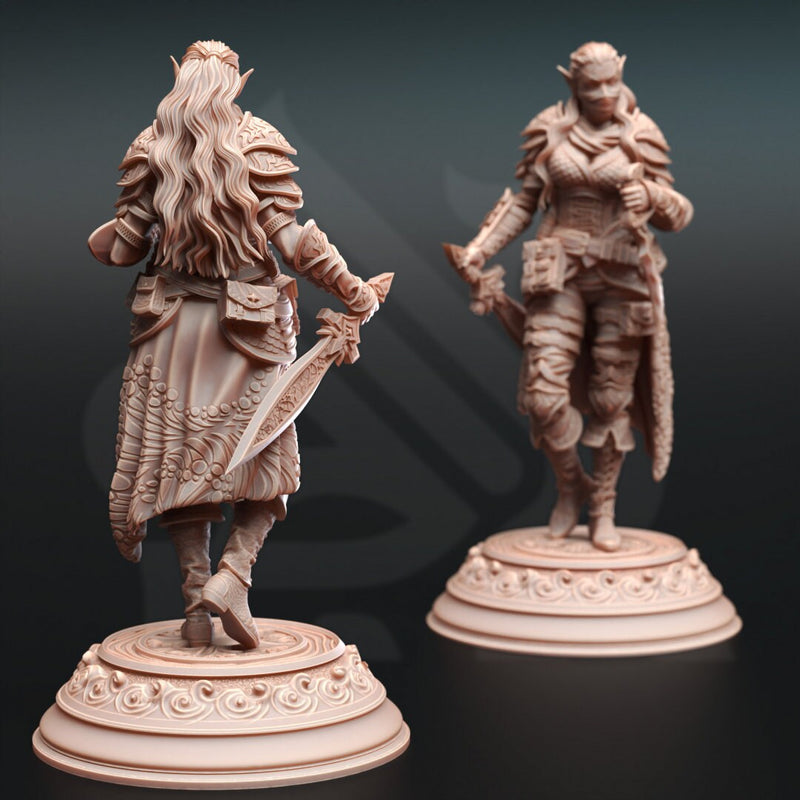 Water Genasi Swashbuckler Rogue - Hali Brookes | DM Stash | DnD | Fantasy | Miniature