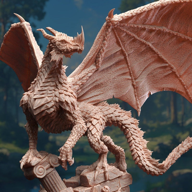 Juvenile Green Dragon - Midorius the Broken | DM Stash | DnD | Fantasy | Miniature