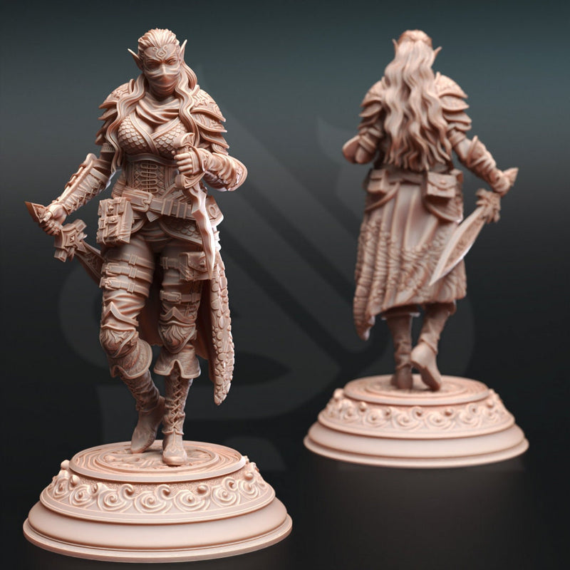 Water Genasi Swashbuckler Rogue - Hali Brookes | DM Stash | DnD | Fantasy | Miniature