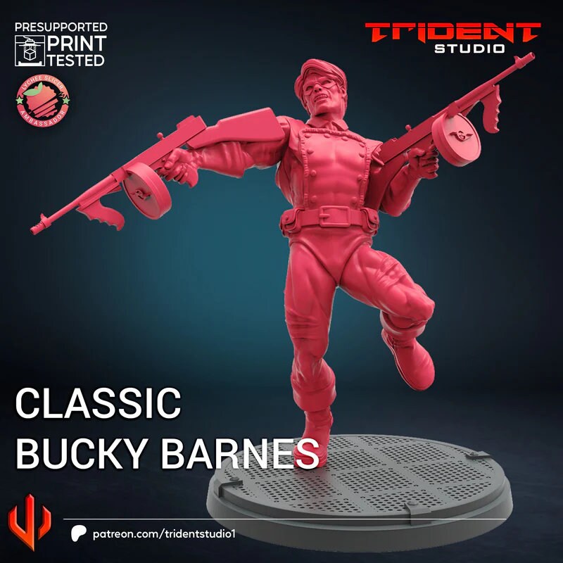 Bucky Barnes (Classic) - Marvel: Crisis Protocol Proxy | Trident Studios